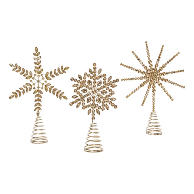 Jeweled Tree Topper, Assorted Set of 6 For Sale