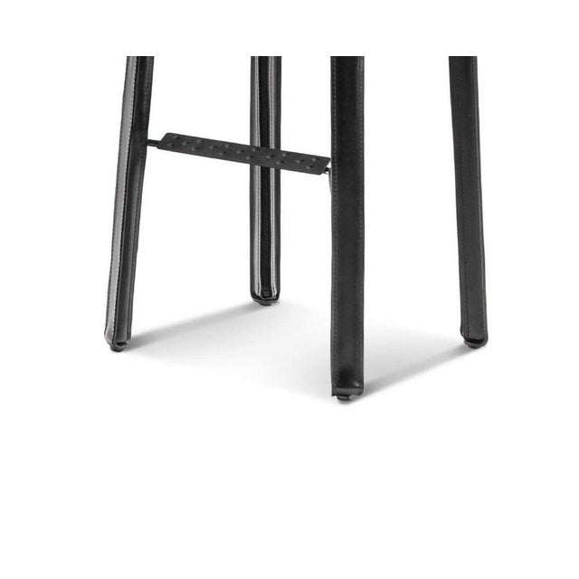 Black Cab Stools 410 by Mario Bellini for Cassina, Set of 2 For Sale - Image 8 of 9