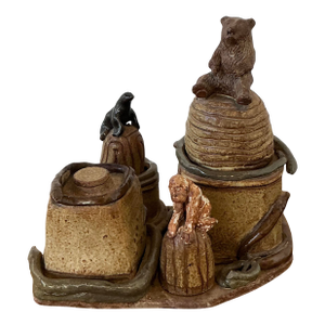 Vintage Artisan Made Studio Pottery Circus