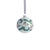 Bring classic holiday elegance to your tree with this set of white metallic glass ornaments, each featuring a graceful...