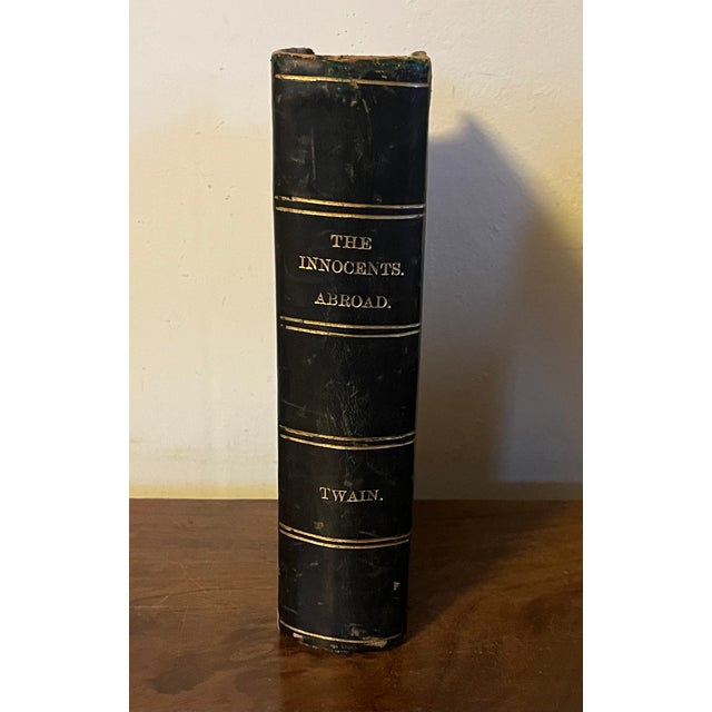 Fine Leather Binding - The Innocents Abroad - First Edition Book by Mark Twain 1869 For Sale - Image 10 of 17