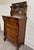 Antique American Empire Walnut Veneer Chest Bureau Dresser With Mirror For Sale - Image 4 of 12