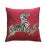Contemporary The House of Scalamandré Zebras Outdoor Pillow, Masai Red For Sale - Image 3 of 3