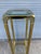 Mid-Century Modern Master Craft 2 Tone Brass Pedestal For Sale - Image 3 of 11