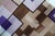 Brown 1970s, Vintage French Savonnerie Runner Modernist Design 2.9' X 8.5' For Sale - Image 8 of 13