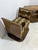 Wood Art Deco Armchairs and a Coffee Table, Italy, 1940s, Set of 3 For Sale - Image 7 of 17