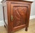 Antique French Walnut Bedside Table with Marble Top For Sale - Image 5 of 12