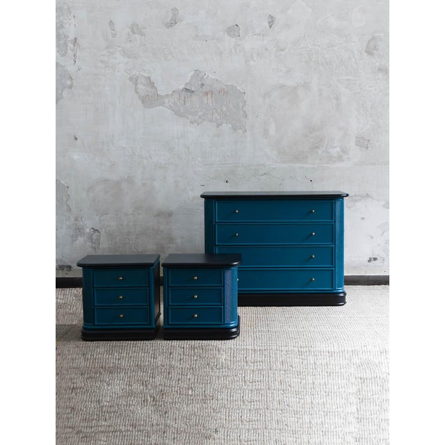 Chest of Drawers Lacquered Series, 1980s For Sale - Image 10 of 11