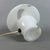 Modern White Swirl Murano Glass Mushroom Table Lamp from De Majo, 1970s For Sale - Image 6 of 12