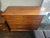 Antique Chippendale Solid Mahogany 4-Drawer Chest of Drawers For Sale - Image 4 of 7