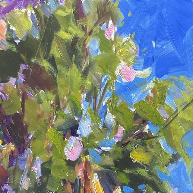 Impressionist Floral Oil Painting Bold For Sale - Image 3 of 6