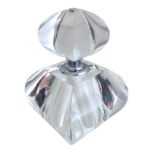 Art Deco Very Large Fine Quality French Cut Glass Perfume Bottle Circa 1935