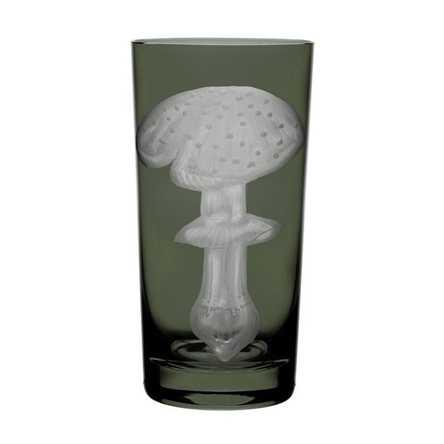 Farmhouse ARTEL Mushrooms Collection Highball in Smoke - Set of 6 For Sale - Image 3 of 8