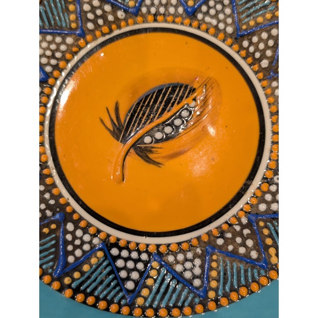 M. Funke Signed Southwestern-Style Studio Pottery Plate For Sale - Image 4 of 6