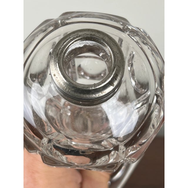 Antique Whale Oil Lamp Probably Westmoreland Glass Co. C. Mid 19th Century For Sale In Boston - Image 6 of 7