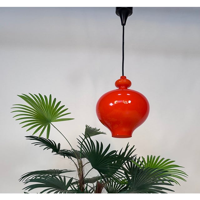 Glass Hanging Lamp by Hans Agne Jacobsson for Staff, 1960s For Sale - Image 13 of 18