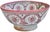 Ruby Red Late 19th Century Handmade Moroccan Ceramic Bowl With Moorish Motif For Sale - Image 8 of 10
