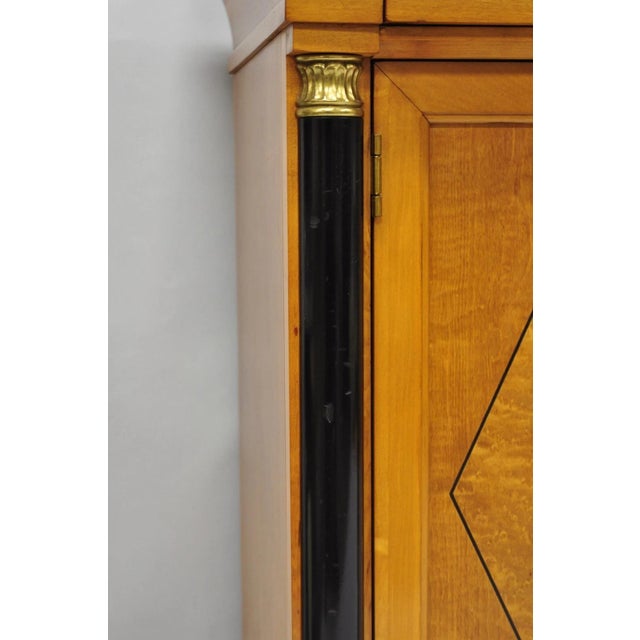Late 20th Century Thomasville Grand Classics Empire Biedermeier Maple & Granite Sideboard Credenza For Sale - Image 13 of 18