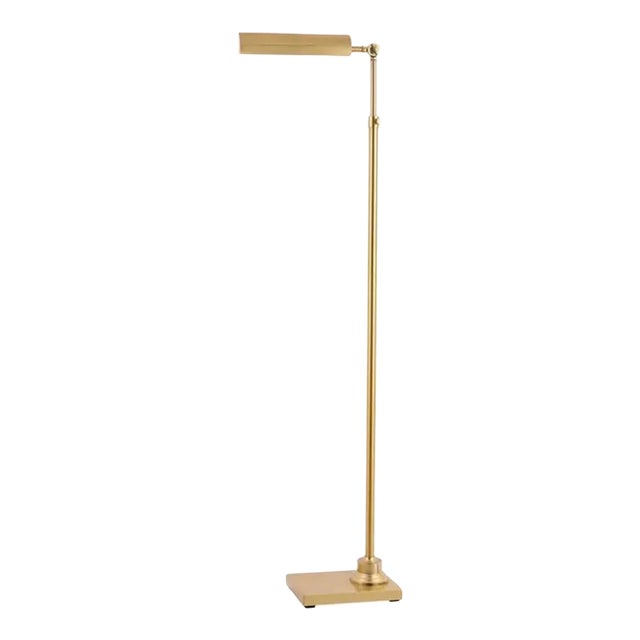 Renla Pharmacy Floor Lamp in Brass For Sale