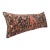 Antique Handwoven Kurdish Rug Lumbar Pillow Cushion -16'' X 38'' For Sale