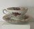 1950s Vintage Royal Sealy Japan Roses & Heavy Gold Filigree Footed Tea Cup & Saucer Set For Sale - Image 5 of 12
