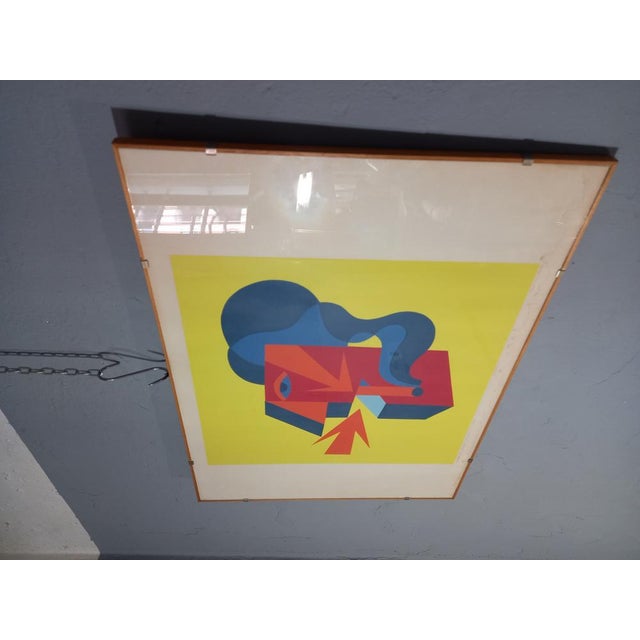 Contemporary Fortunato Depero for Area Studio, Smoker N1 Lucky, 1980s, Color Lithograph For Sale - Image 3 of 12