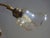 Three-Light Chandelier in Wood, Bronze and Glass, 1980s For Sale - Image 10 of 15