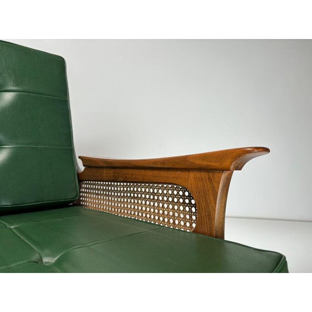 Mid-Century Modern Cane Rocking Chair, 1950s For Sale - Image 9 of 16