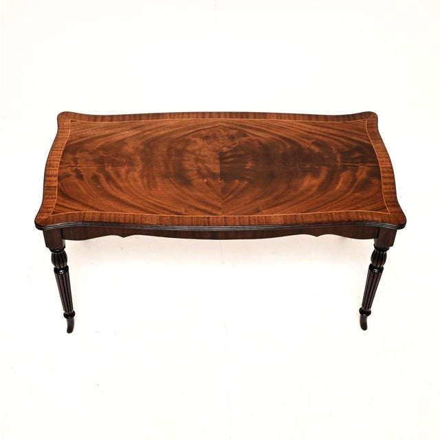 1950s Antique Regency Coffee Table, 1950 For Sale - Image 5 of 8