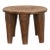 Rustic Finely Carved African Stool For Sale