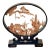 Large Midcentury Chinese Cork Carving Diorama For Sale