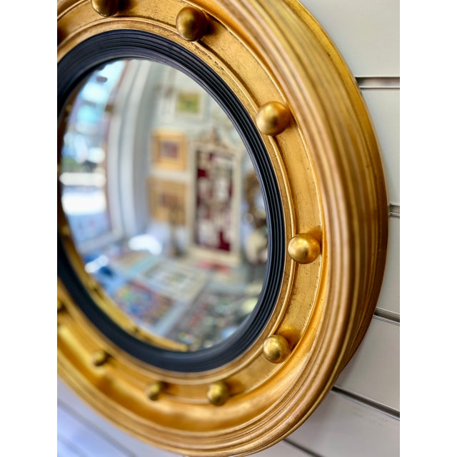 Hollywood Regency Regency Federal Convex Mirror For Sale - Image 3 of 7