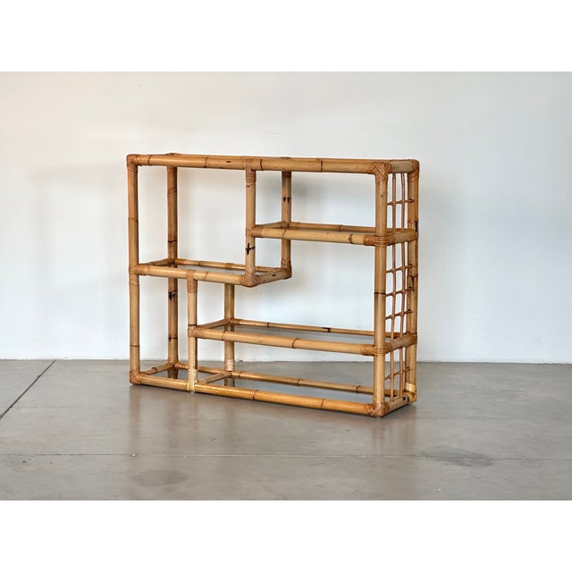 Vintage Bamboo Bookcase, 1970s For Sale - Image 10 of 10