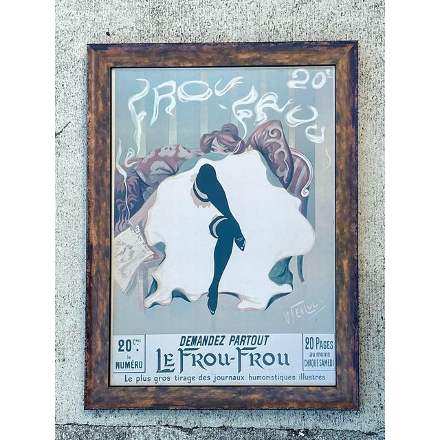 Vintage French Can Can Poster For Sale - Image 11 of 12