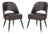 Mid-Century Modern Style Leather Chairs, Pair For Sale
