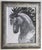 An expressionist horse portrait in black, white, shades of gray. Minimalism, Contemporary, Impressionism, English...