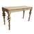 Transitional Sanded Oak Turned Leg Desk For Sale - Image 3 of 6