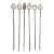 Mid 20th Century Tarzan Inox Kebab Skewers- Set of 6 For Sale