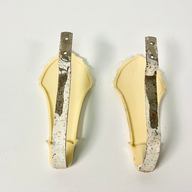 1940s Vintage Art Deco Hollywood Regency Boho Chic Bakelite Tiebacks - Set of 2 For Sale - Image 9 of 9