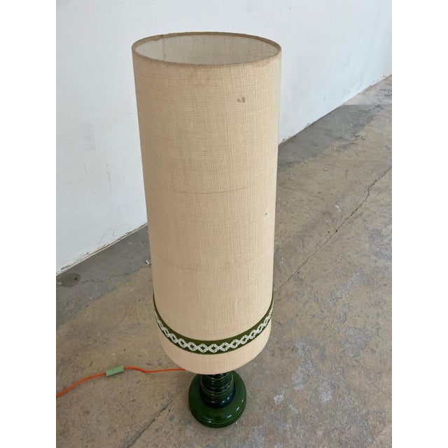 Floor Lamp in Green Ceramic by Aro Leuchten For Sale - Image 4 of 11