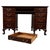Antique Edwardian Mahogany Pedestal Desk, 1910 For Sale - Image 3 of 12