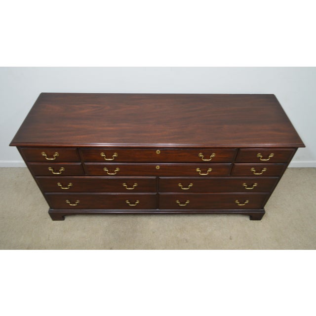 Late 20th Century Henkel Harris Mahogany Dresser For Sale - Image 5 of 12