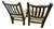 Rustic Vintage Old Hickory Attributed Children's Chairs - A Pair For Sale - Image 3 of 4