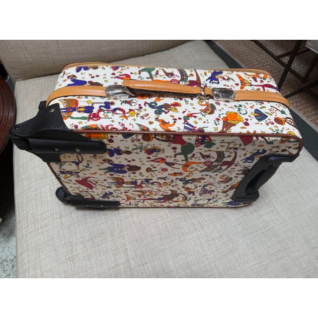Piero Guidi Magic Circus Trolley Travel Bag, White For Sale In San Francisco - Image 6 of 13