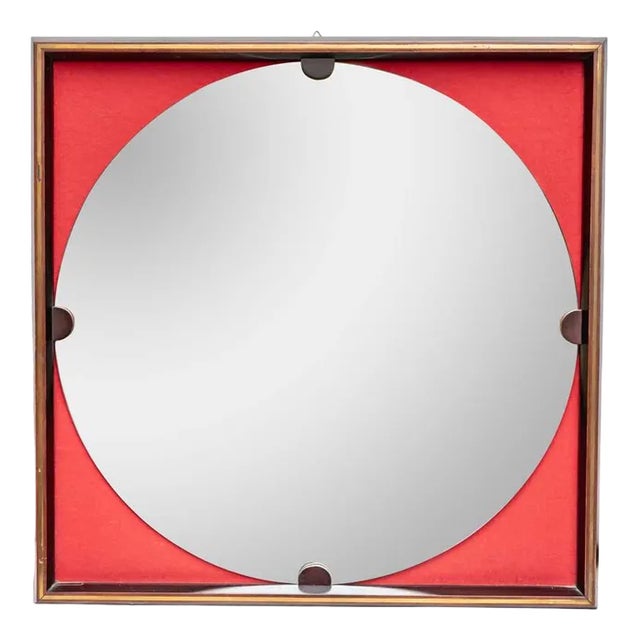 Rosewood Frame Mirror by Carlo De Carli, 1960s For Sale