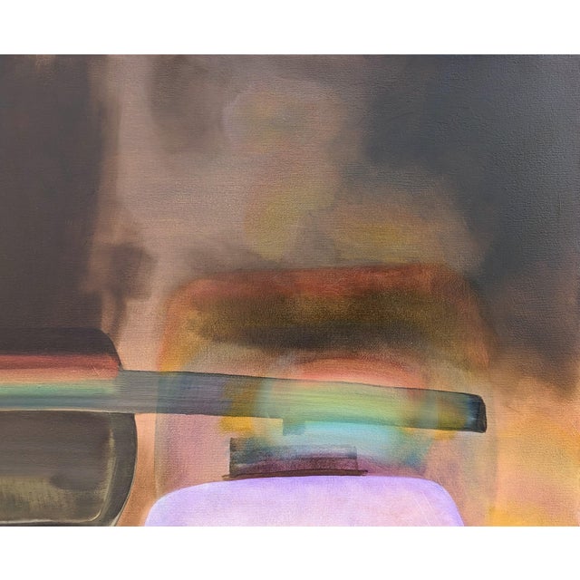 2020s Tommy Taylor "Friend's House" Contemporary Jewel Toned Abstract Close Up of Car Lights, 2023 For Sale - Image 5 of 10