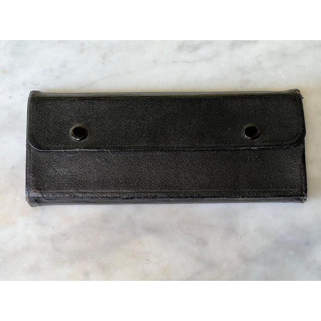 Vintage Geometry and Technical Drawing Set in Original Leather Case from Pomme-Pidou For Sale - Image 3 of 5