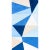 Schumacher Sample - Schumacher X Miles Redd Cubist Silk Panel Fabric in Blue For Sale - Image 4 of 4