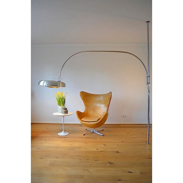 Very rare arc lamp, model pr, by the italian designer pirro cuniberti (1923-2016) for sirrah imola, italy. - this tension-...