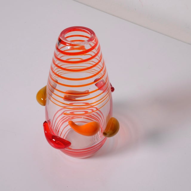 Limited Edition Ruffo 255/233 Vase in Murano Glass by Carlos Moretti, 1990s For Sale - Image 6 of 13